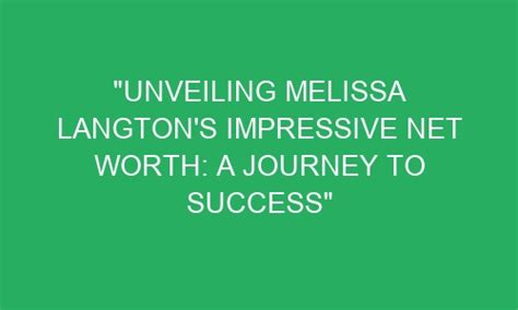 Examining Melissa's Journey to Success