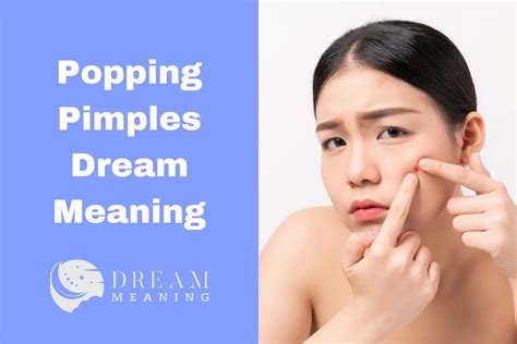 Examining the Meaning of Pimples in Dreams