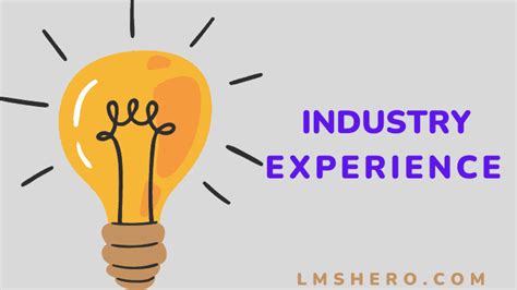 Experience in the Industry