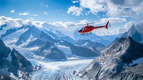 Experience the Thrill of Soaring High with a Helicopter Tour Across Breathtaking Peaks