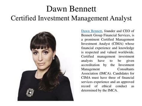 Explore Dawn Bennett's Financial Success