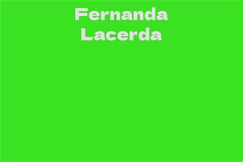 Explore Fernanda Lacerda's Professional Accomplishments