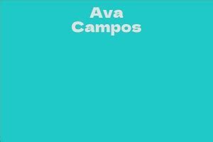 Exploring Ava Campos' Personal Life