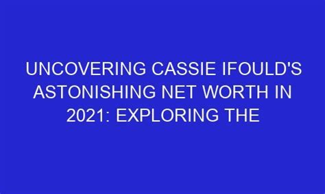 Exploring Cassie's Professional Journey