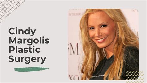 Exploring Cindy Margolis's Career Evolution