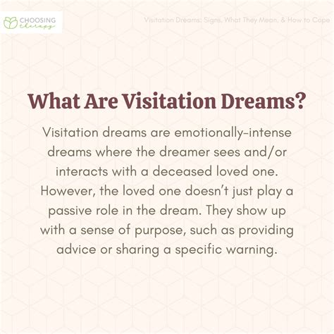 Exploring Cultural and Spiritual Beliefs about Parental Visitation Dreams