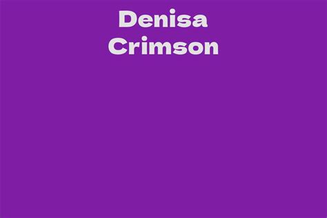 Exploring Denisa Crimson's Professional Journey and Financial Stability