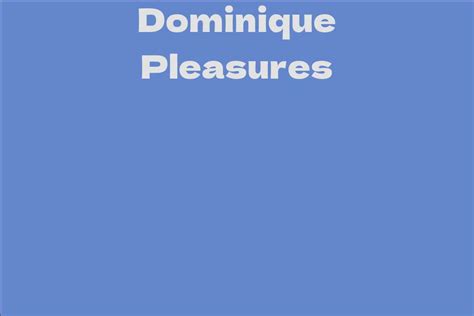 Exploring Dominique Pleasures' Financial Status