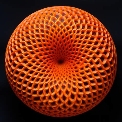 Exploring Natural References in the Vibrant Orange Sphere