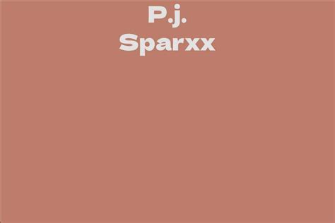 Exploring PJ Sparxx's Financial Status