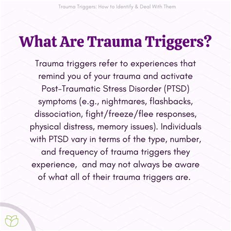 Exploring Potential Triggers and Trauma Associations