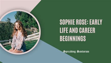 Exploring Sophie Valentine's Early Career Beginnings