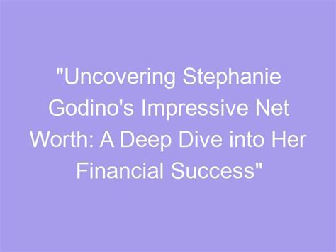 Exploring Stephanie's Impressive Wealth Portfolio