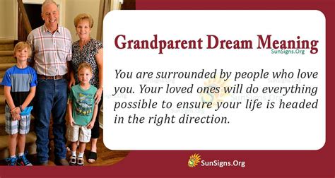 Exploring the Meaning of Dreams Involving Grandparents who have Passed Away