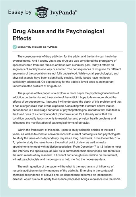 Exploring the Psychological Consequences of Observing Substance Misuse in a Partner's Dreamscapes