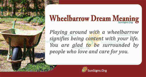 Exploring the Psychological Significance of Dreaming about a Wheelbarrow