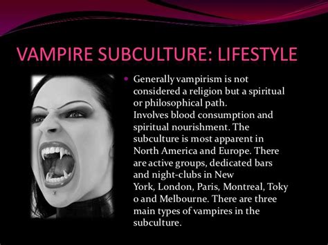 Exploring the Reality of Modern Vampire Subcultures