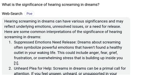 Exploring the Significance of Hearing someone Scream in Dreams: A Psychoanalytic Perspective