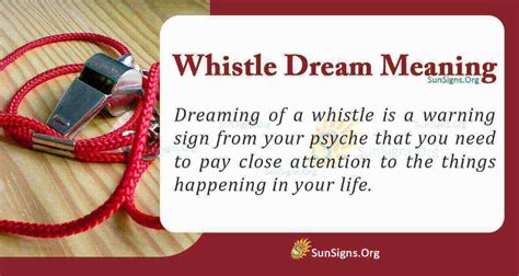 Exploring the Significance of Whistling Dreams through Personal Context and Emotional Analysis