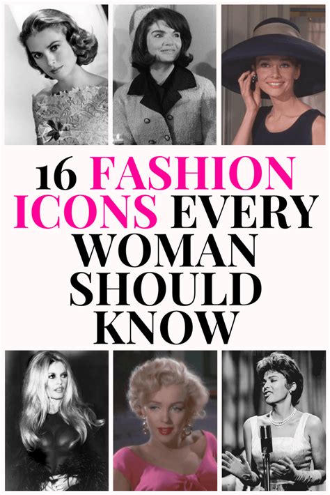 Fashion and Style Icons