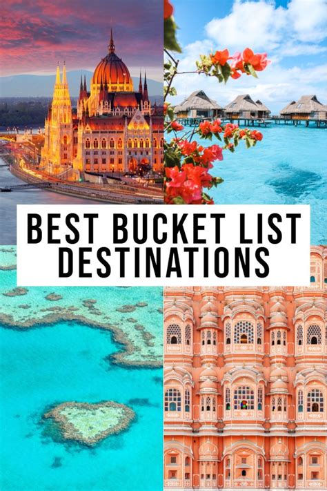 Favorite Travel Destinations and Bucket List