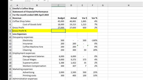 Financial Assessment of Angelina Long