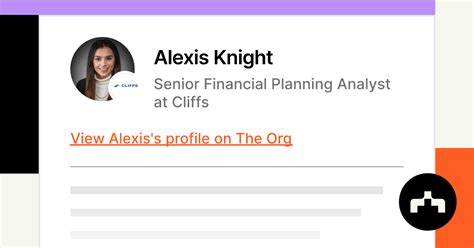 Financial Status of Alexia Knight