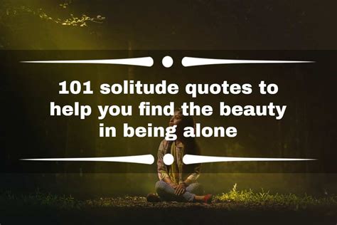 Finding Selfhood Through Solitude