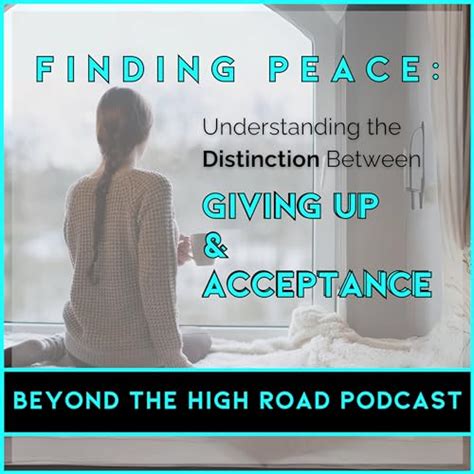 Finding peace: Embracing self-acceptance and exploring new possibilities