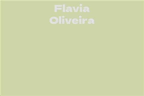 Flavia De Oliveira: Net Worth Breakdown