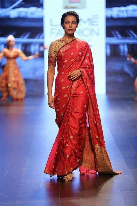 From Bollywood to Runways: Red Sarees as a Fashion Statement