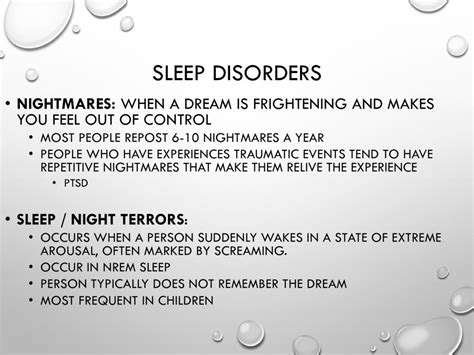 From Dream to Reality: How Traumatic Experiences Influence Frightening Nightmares