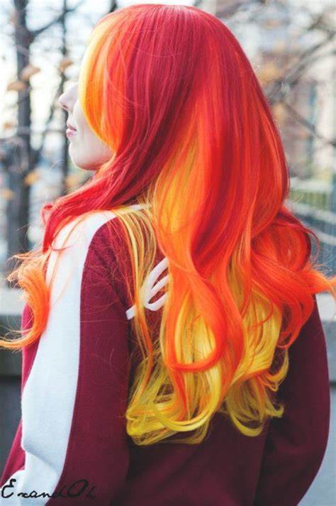 From Fiery Flames to Sunset Streaks: Different Shades of Red Orange Hair