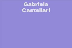 Gabriela Castellari: A Brief Biography