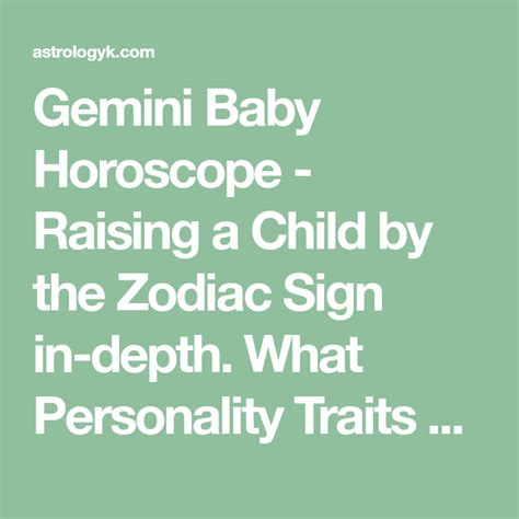 Gemini's Early Life and Childhood