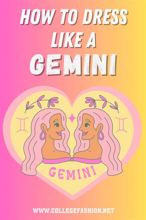 Gemini's Style and Fashion Flair