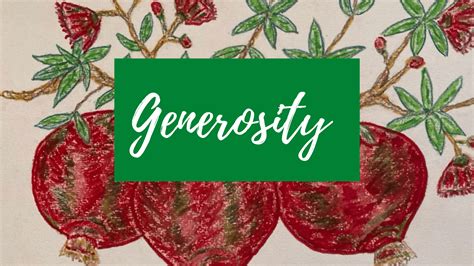 Generous Spirit and Charitable Contributions