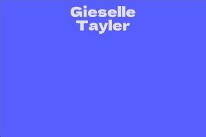 Gieselle Tayler's Future Projects and Plans