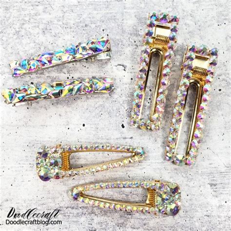 Glam Up Your Hairdo with Sparkling Rhinestone Hair Clips