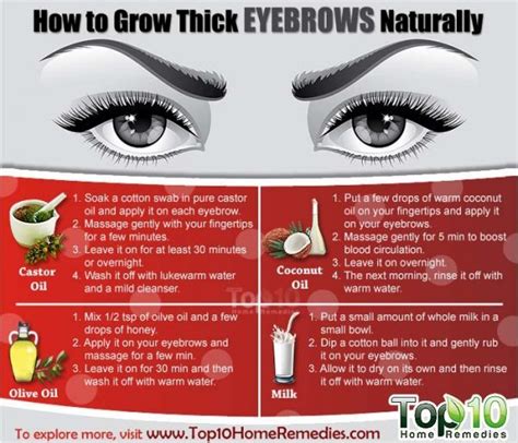 Growing Thicker Eyebrows Naturally: Effective Home Remedies and Techniques