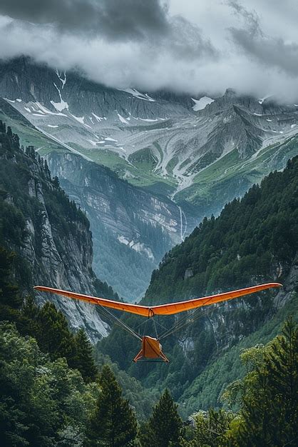 Hang Gliding: Soaring High above the Mountains