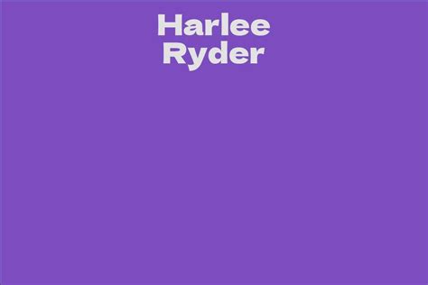 Harlee Ryder's Net Worth and Earnings