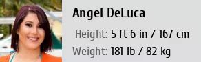 Height and Body Measurements of Angel DeLuca