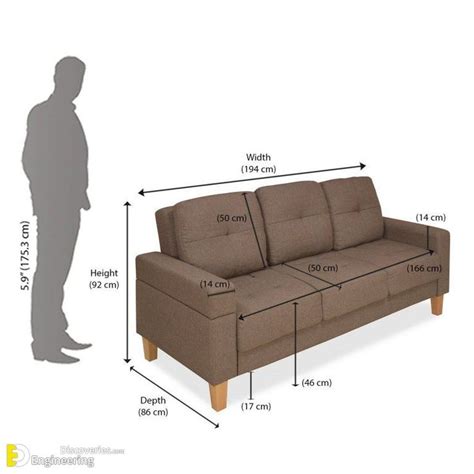 Height of Sofa Solange: Physical Attributes