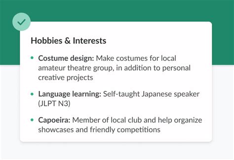 Hobbies and Interests Beyond Profession