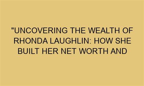 How She Built Her Net Worth