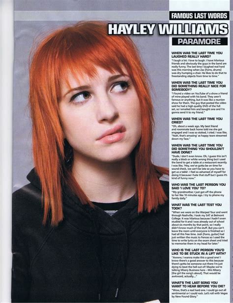 Impact of Hayley Williams in the Music Industry