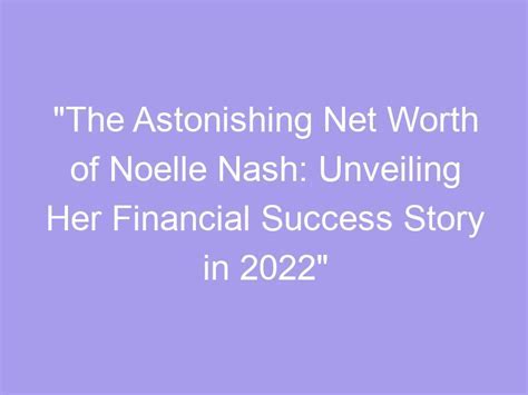 Impact of Noelle McKee on the Industry