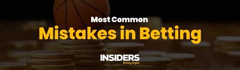 Improving Your Betting Skills: Avoiding Common Errors