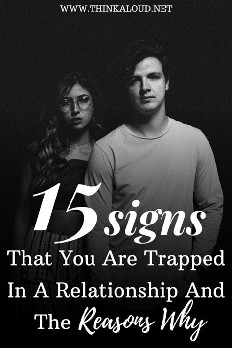 Indications and Symptoms of Feeling Trapped in a Relationship